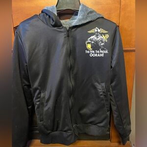 Marines fleece lined jacket fits likee a smalll no tags